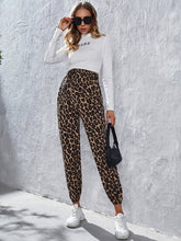 Leopard Maternity High Waist Pants