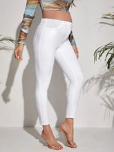 Maternity High Waist White Skinny Jeans