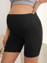 Maternity Black Biker Shorts
