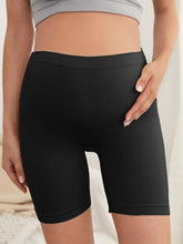 Maternity Black Biker Shorts