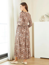 Maternity Wild Leopard Print Dress