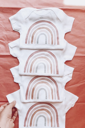 ‘Plain’ Rainbow Onesie