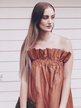 Pure Linen Paperbag Dress