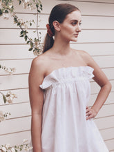 Pure Linen Paperbag Dress