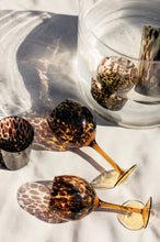 TORTOISE SHELL WINE GOBLETS - SET OF 4