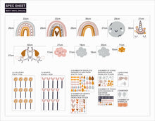 Unicorns and Rainbows Wall Art Set