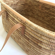 Ko-coon Moses Basket Timeless - Leather handles (nude)
