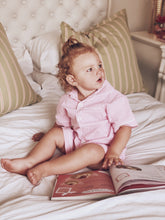Adults Seersucker Pink Gingham Check Sleepwear Set