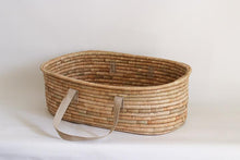 Ko-coon Moses Basket Natural - with SAND hemp handles