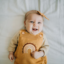 Cotton Rainbow Knit Romper