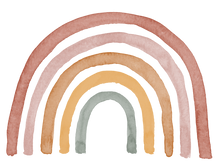 Rusty Dusty Rainbow Wall Pattern Decals