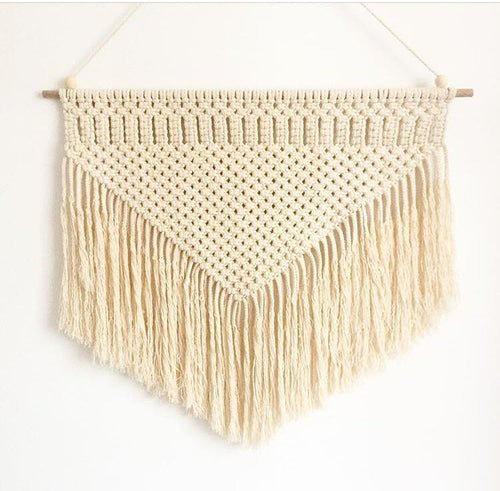 Macrame Triangle Wall Hanging