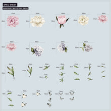 Peony Paradise Wall Decals