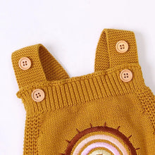 Cotton Rainbow Knit Romper