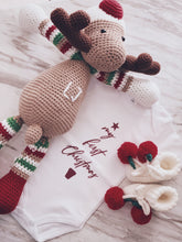Christmas Cherry Knit Booties