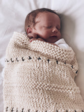Chunky Nordic Signature Knit Crib Blanket