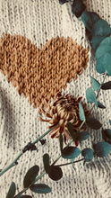 Heart Hand Knit Crib Blanket