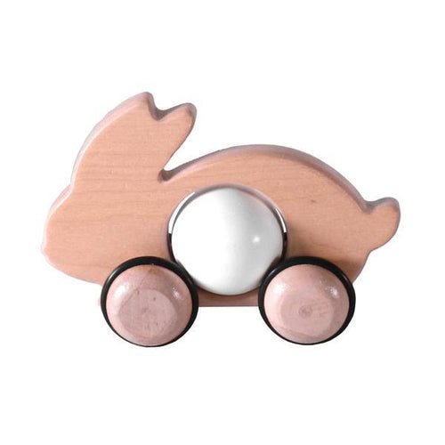 Wooden Bunny Push Toy