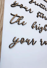 The Brighter Your Rainbow Plaque