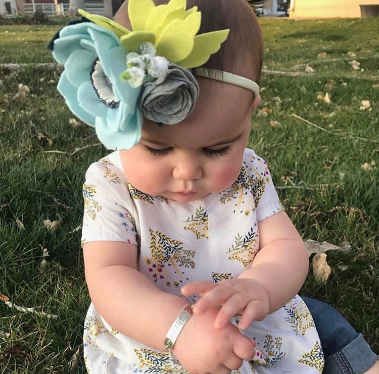 Engraved name 2025 bracelets for babies