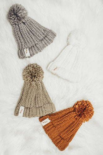 Adult's Chunky Knit Beanies