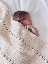 Chunky Nordic Signature Knit Crib Blanket