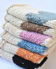 Heart Hand Knit Crib Blanket