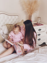 Adults Seersucker Pink Gingham Check Sleepwear Set