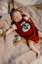 Snowman Baby Knit Romper