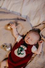 Snowman Baby Knit Romper