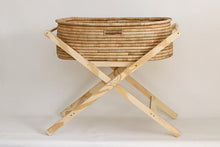 Ko-coon Moses Basket Natural - with keyhole handles