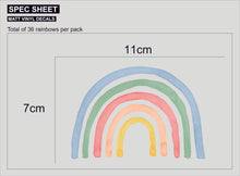 Candy Floss Rainbow Wall Decals