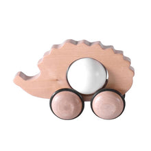 Wooden Hedgehog Push Toy