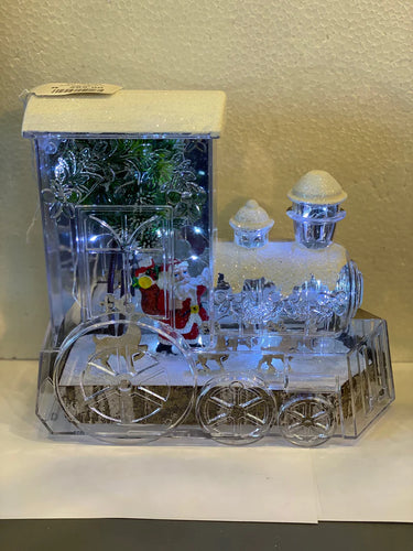 ACRYLIC TRAIN W LIGHTS