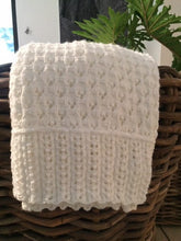 Pure Wool Baby Shawl - White
