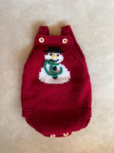Snowman Baby Knit Romper