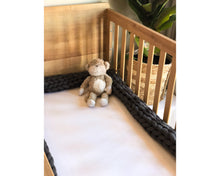 Hand Knit Cot Bumper