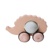 Wooden Hedgehog Push Toy