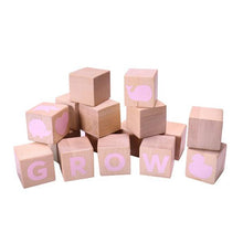 Wooden Alphabet Blocks