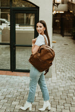 Booshie Mama Leather Backpack