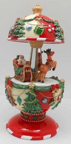 17CM EGG CAROUSAL MUSIC BOX