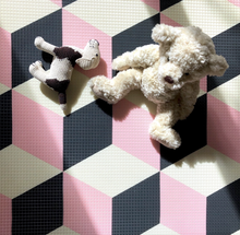 Pink Leaf/Geo Play Mat