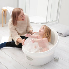 The Shnuggle Toddler Bath - White/Grey