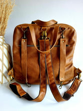 Charlee Deluxe Leather Backpack