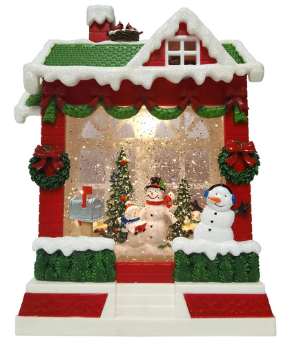 SNOWMAN CANDY HOUSE MUSIC/LIGHTS