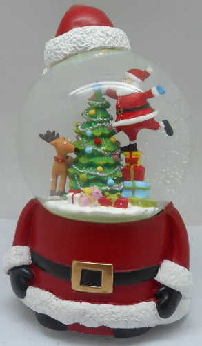 100MM SNOW GLOBE W HAT