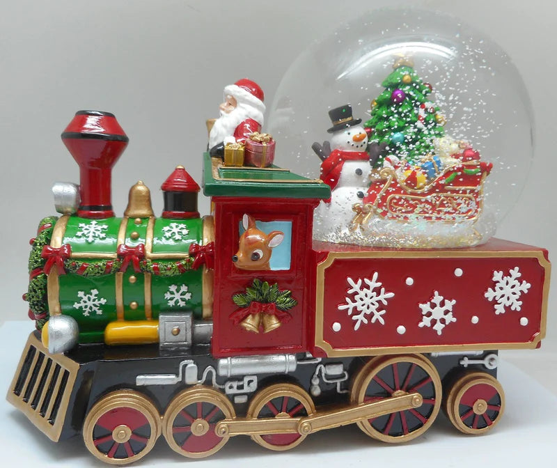 120MM TRAIN WITH WATER GLOBE