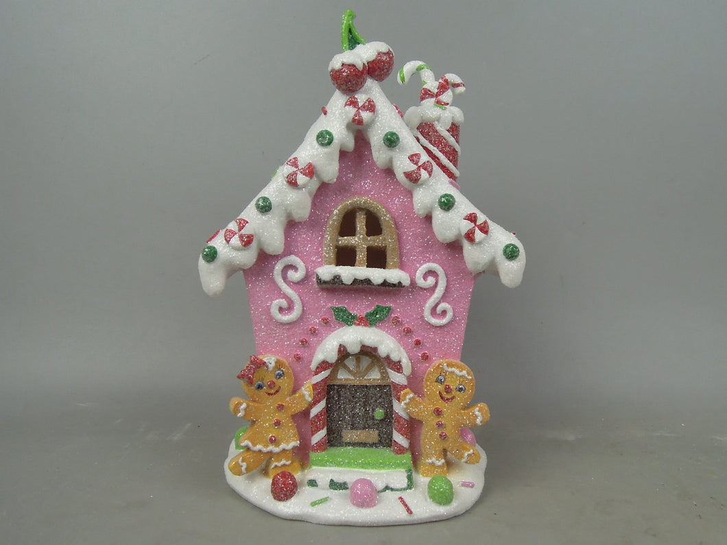 PINK GINGERBREAD HOUSE