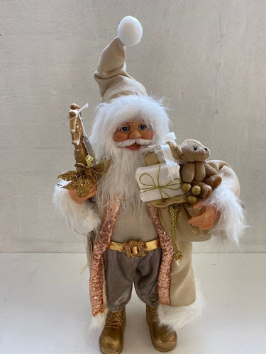 60CM GOLD SANTA