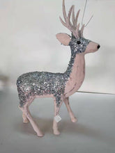 SILVER & PINK REINDEER